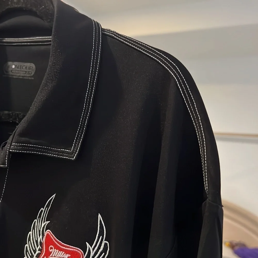Harley Davidson Miller High Life Promotional Polo Shirt